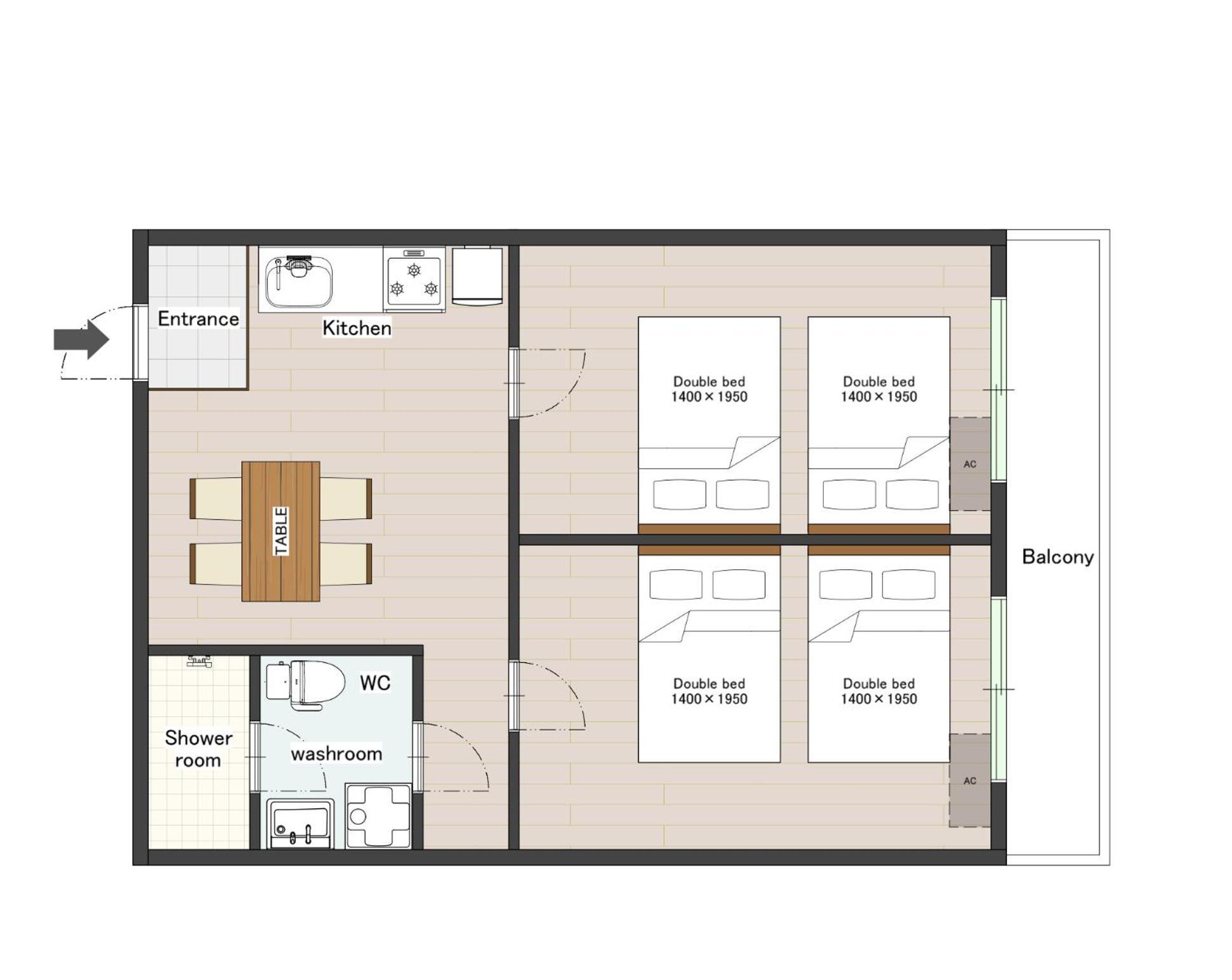 Appartement Ms59 Comfort Sakuragawa